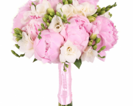 Свадебный букет  Розовая нежность